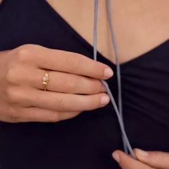 MAANESTEN Ula Ring (guld/sølv)