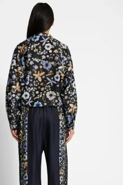 MUNTHE Fabert Silk Pants Black