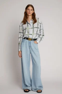 MUNTHE Obey Pants Blue