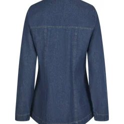 NEO NOIR Annie Denim Blouse Dark Blue