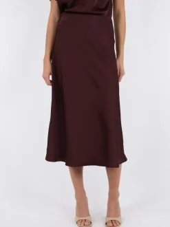 NEO NOIR Bovary Skirt Burgundy