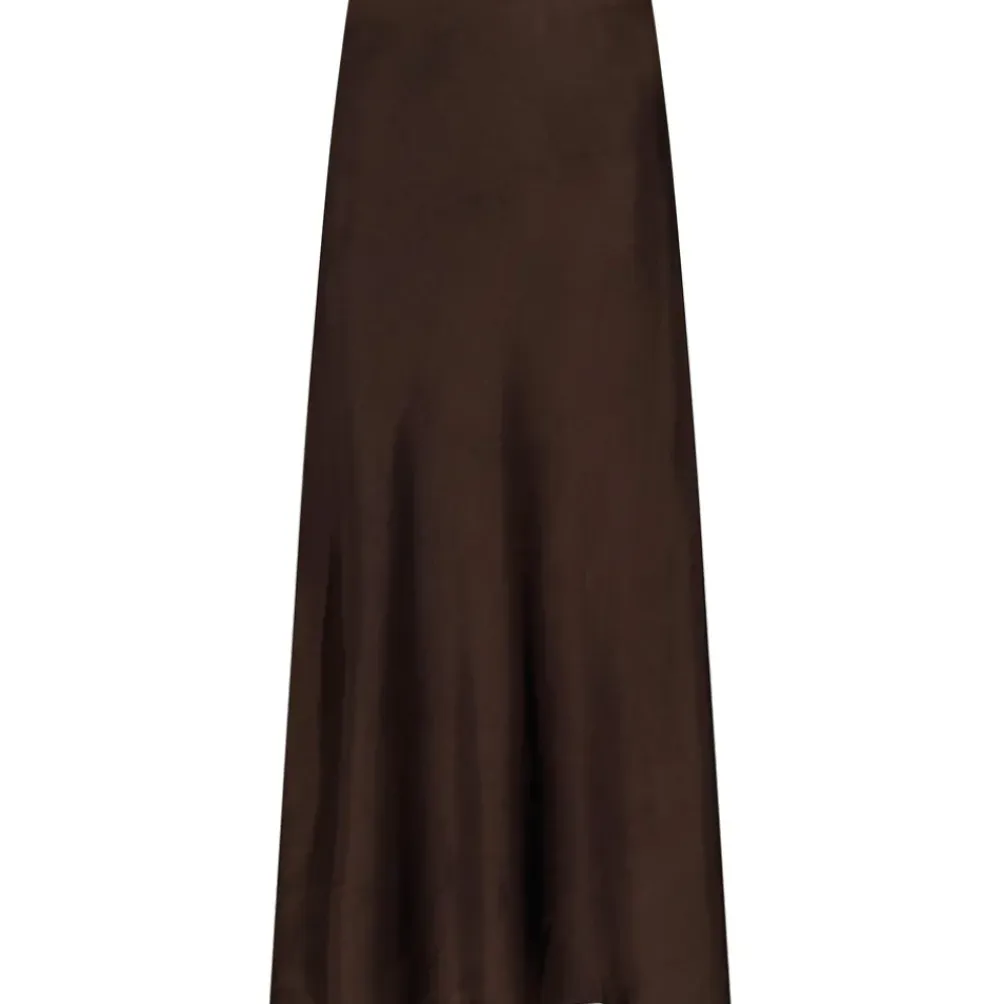 NEO NOIR Bovary Skirt Dark Brown