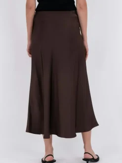 NEO NOIR Bovary Skirt Dark Brown