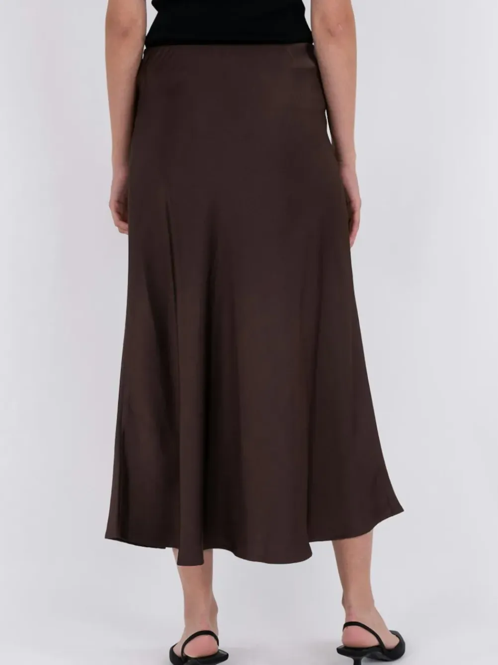 NEO NOIR Bovary Skirt Dark Brown
