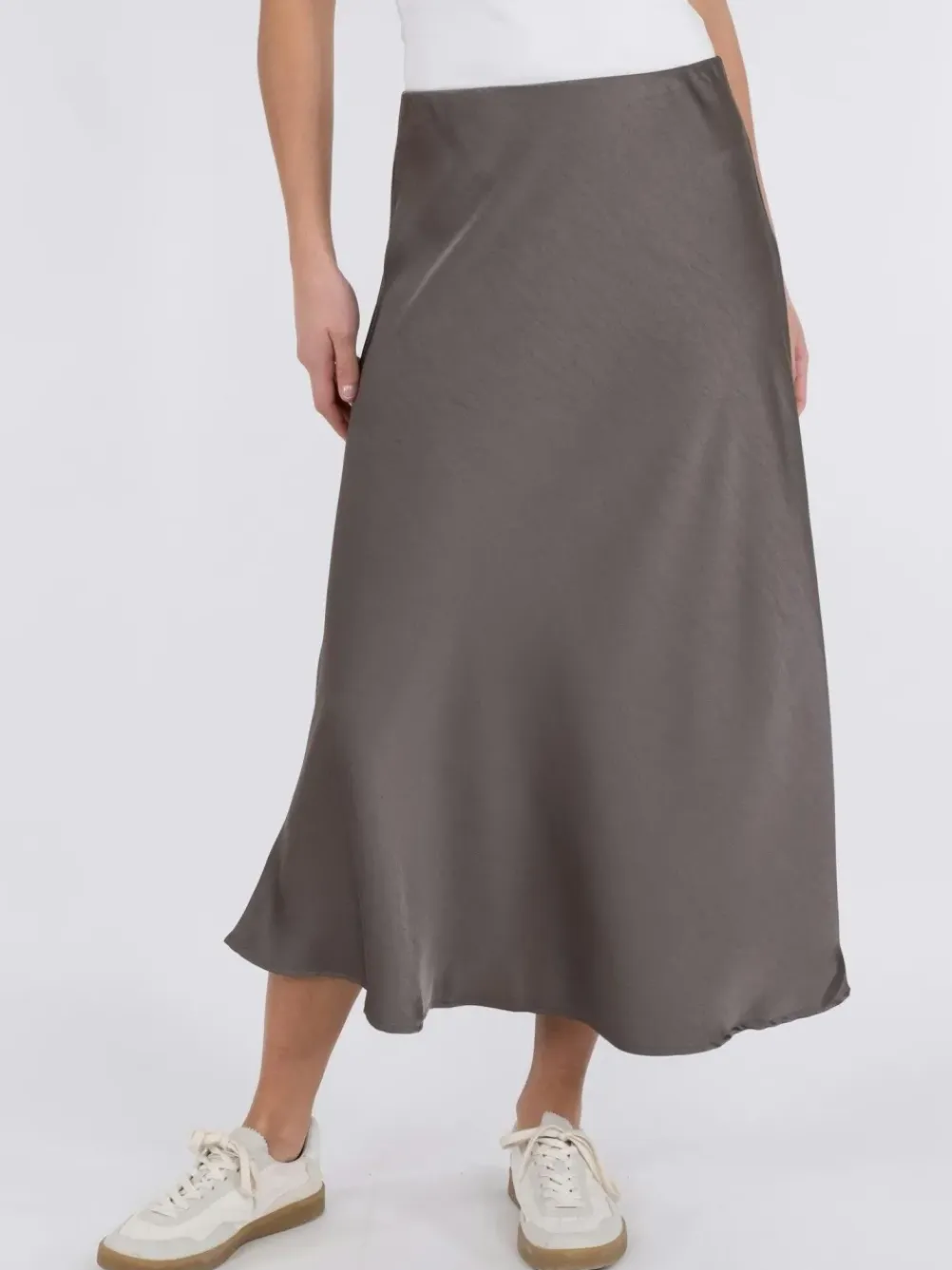 NEO NOIR Bovary Skirt Warm Grey