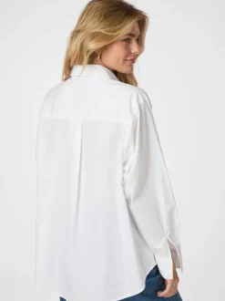 NEO NOIR Dalma C Poplin Shirt Hvid