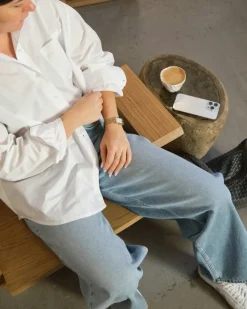 NEO NOIR Dalma C Poplin Shirt Hvid