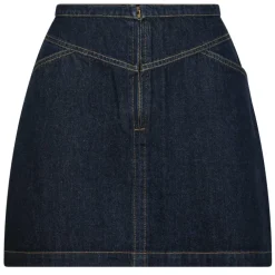 NEO NOIR Gabani Denim Skirt Dark Blue