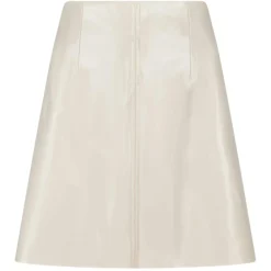 NEO NOIR Hemine Patent Skirt Creme