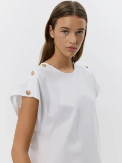 NEO NOIR Jayla Voile Top Light Yellow