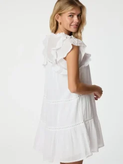 NEO NOIR Jayla Voile Top Ivory