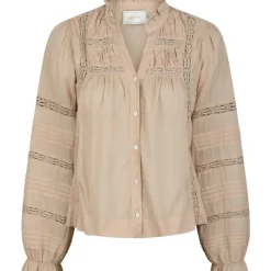 NEO NOIR Lyla Volie Blouse Toffee