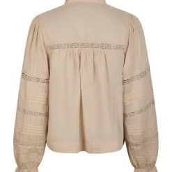NEO NOIR Lyla Volie Blouse Toffee
