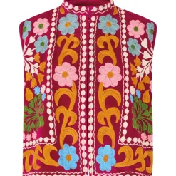 NEO NOIR Mariko Teddy Vest Taupe