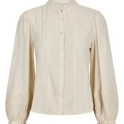 NEO NOIR Marlowe Deco Blouse Ivory