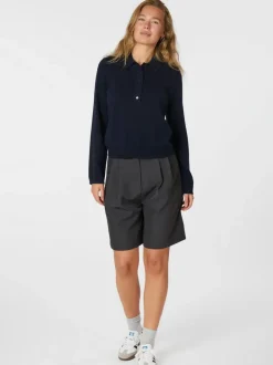 NEO NOIR Nika Structure Shorts Dark Grey