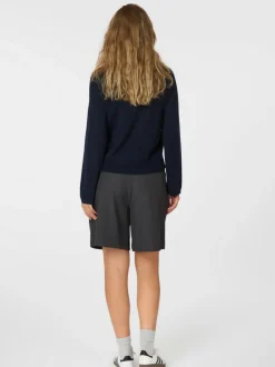 NEO NOIR Nika Structure Shorts Dark Grey