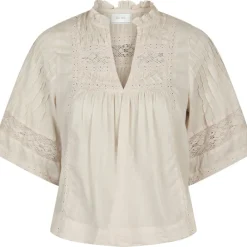 NEO NOIR Siama S Voile Blouse Ivory