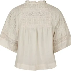 NEO NOIR Siama S Voile Blouse Ivory