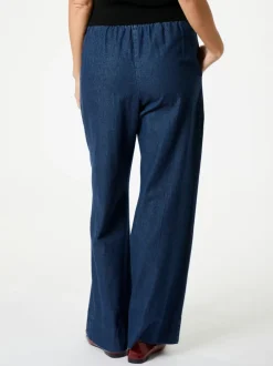 NEO NOIR Yana Denim Long Pants Dark Blue