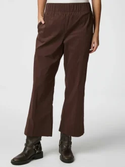 NEO NOIR Yana Poplin Pants Dark Brown