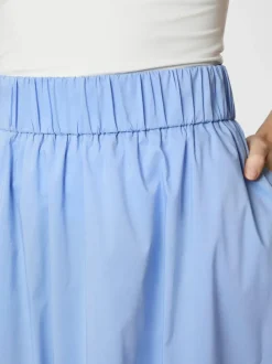 NEO NOIR Yara Poplin Skirt Sky Blue