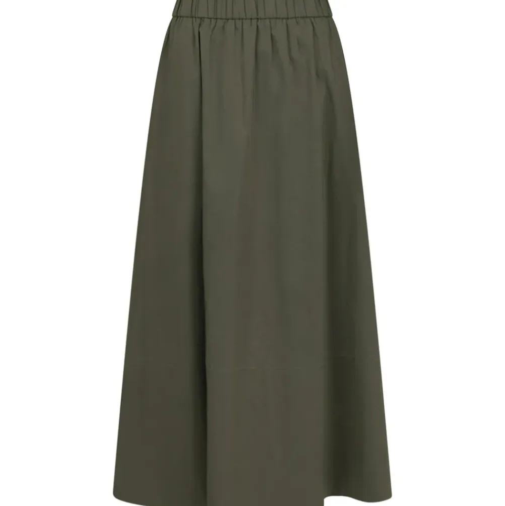 NEO NOIR Yara Poplin Skirt Army