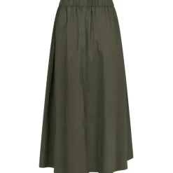NEO NOIR Yara Poplin Skirt Army