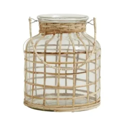 NORDAL Bamboo Candle Holder 21 cm.