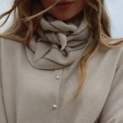 O'TAY Belis Scarf Warm Beige