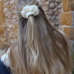 O'TAY Medium Scrunchie Off White
