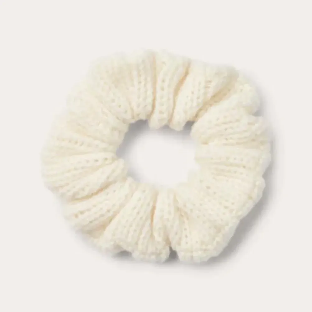 O'TAY Medium Scrunchie Off White