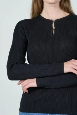 O'TAY Megan Blouse Sort