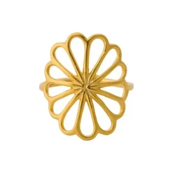 PERNILLE CORYDON Large Bellis Ring (guld/sølv)
