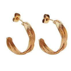 PICO COPENHAGEN Braid Stud Hoops