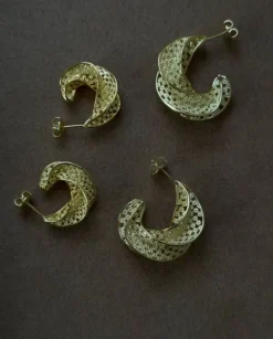 PICO COPENHAGEN Filigran Afrika Studs (guld(sølv)