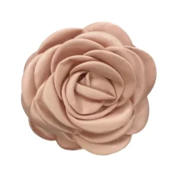 PICO COPENHAGEN Giant Satin Rose Claw Nude