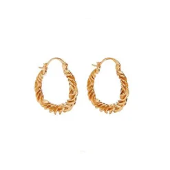 PICO COPENHAGEN Ocean Medium Hoops (guld/sølv)