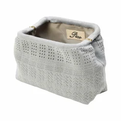 PICO COPENHAGEN Rosalia Clutch Silver Glitter Lace