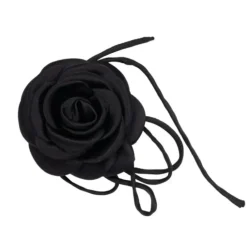 PICO COPENHAGEN Satin Rose String Black
