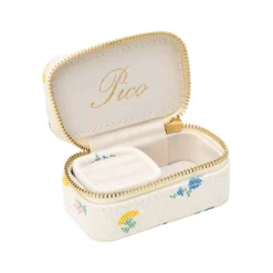 PICO COPENHAGEN Small Trinket Box Ivory Flower