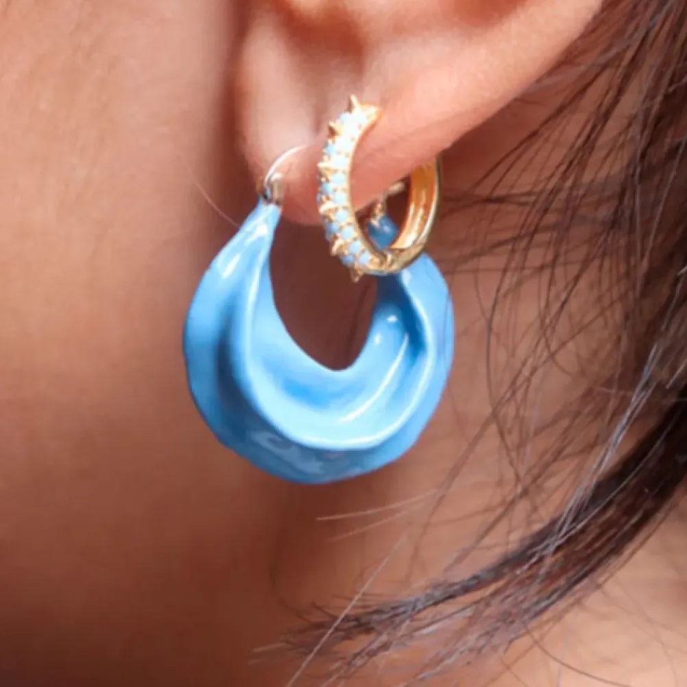 PICO COPENHAGEN Suede Hoops Klar