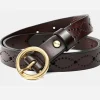PLISSÉ COPENHAGEN Gaya Belt Brown