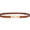 PLISSÉ COPENHAGEN Lili Belt Cognac