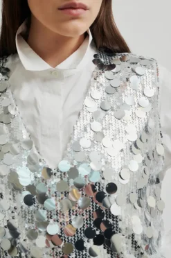 SECOND FEMALE Audra Dress Silver