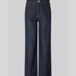 SECOND FEMALE Columbus New Denim Trousers Dark Blue Denim