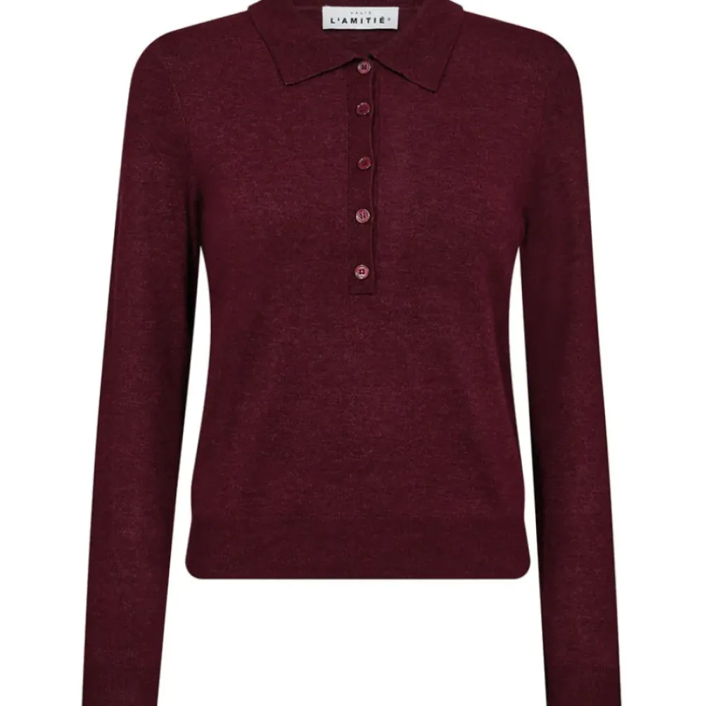 SECOND FEMALE Karolina Knit Cardigan Pumice Stone