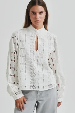 SECOND FEMALE Milina Blouse Coconut Milk