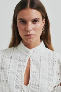 SECOND FEMALE Milina Blouse Coconut Milk