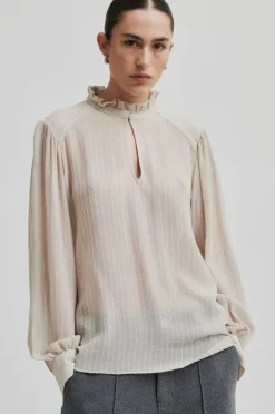SECOND FEMALE Vitta Blouse Brazillan Sand
